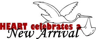 Heart celebrates a new arrival