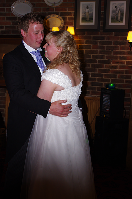 The new Mrs Tom Parker and her husband